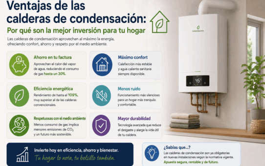 Ventajas de las calderas de condensación: Por qué son la mejor inversión para tu hogar